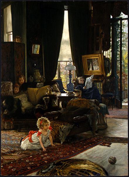 James Jacques Joseph Tissot Hide and Seek oil painting image
